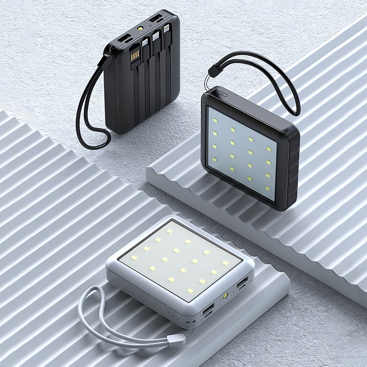 Custom Logo Outdoor Camping Four-Wire Power Bank | Premium Corporate Gifts and Custom Gifts