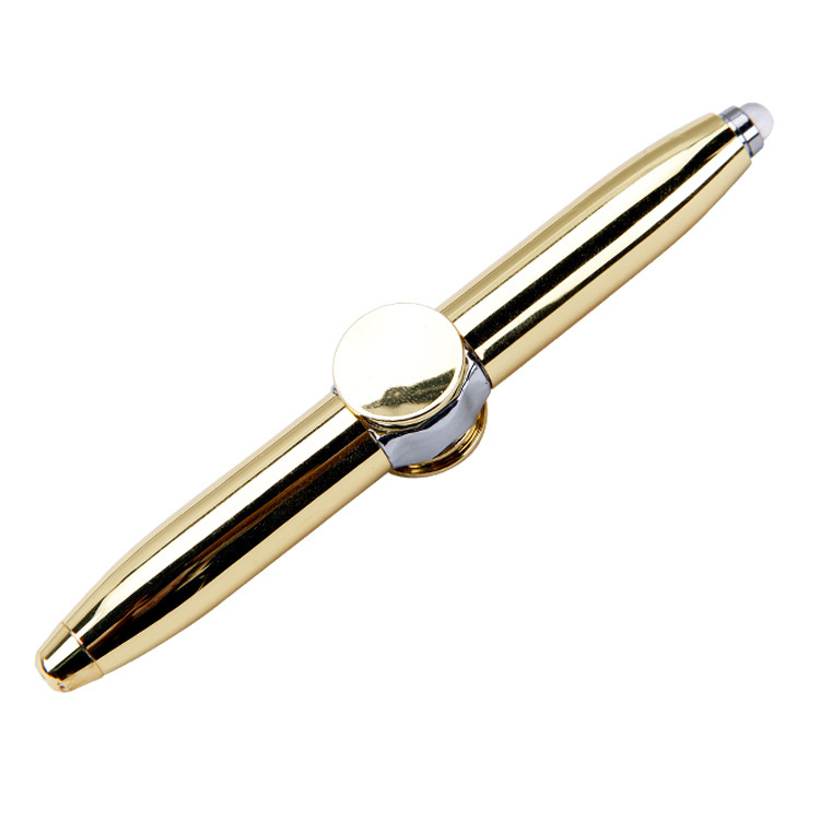 Custom Logo Fidget Spiral Turning Light Ballpoint Pen | Premium Corporate Gifts and Custom Gifts
