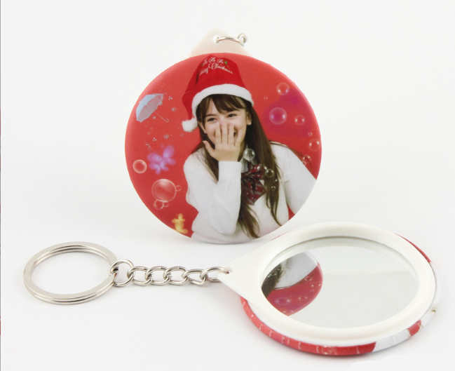 Custom Logo Small Mirror Keychain | Premium Corporate Gifts and Custom Gifts