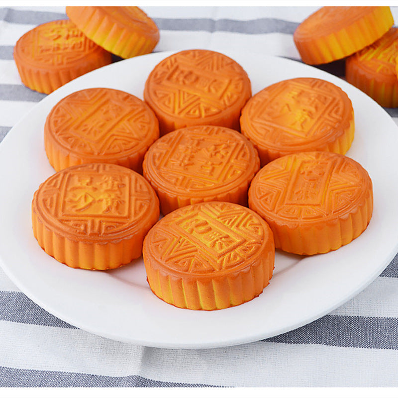 Custom Logo Decompression mooncake-shaped stress relief ball | Premium Corporate Gifts and Custom Gifts