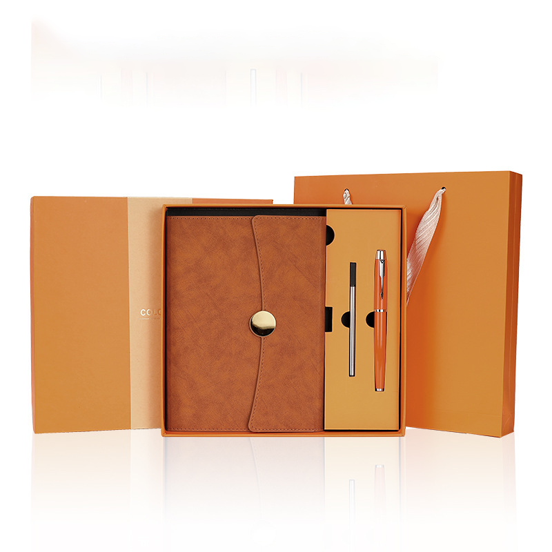Custom Logo Round Buckle Notebook Advertising Pen Gift Box | Premium Corporate Gifts and Custom Gifts