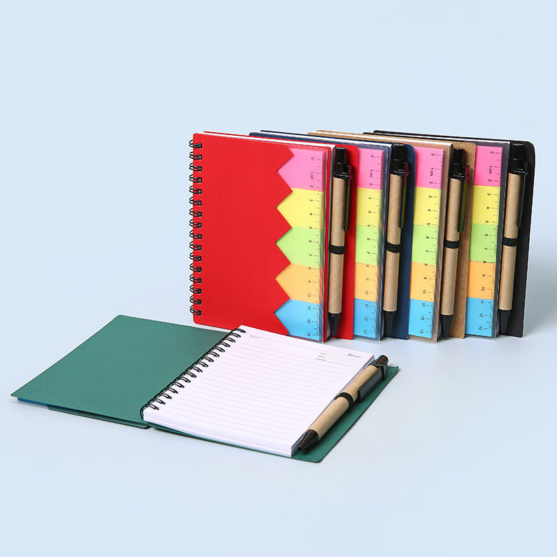 Custom Logo Office Small Ruler Post-it Notebook | Premium Corporate Gifts and Custom Gifts