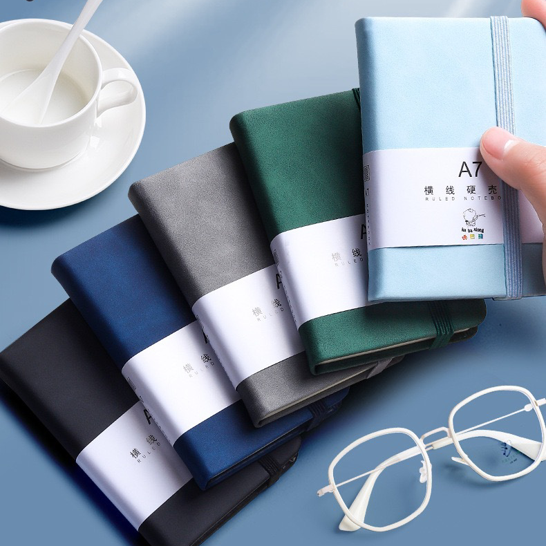 Custom Logo Pocket Side Strap Notebook | Premium Corporate Gifts and Custom Gifts