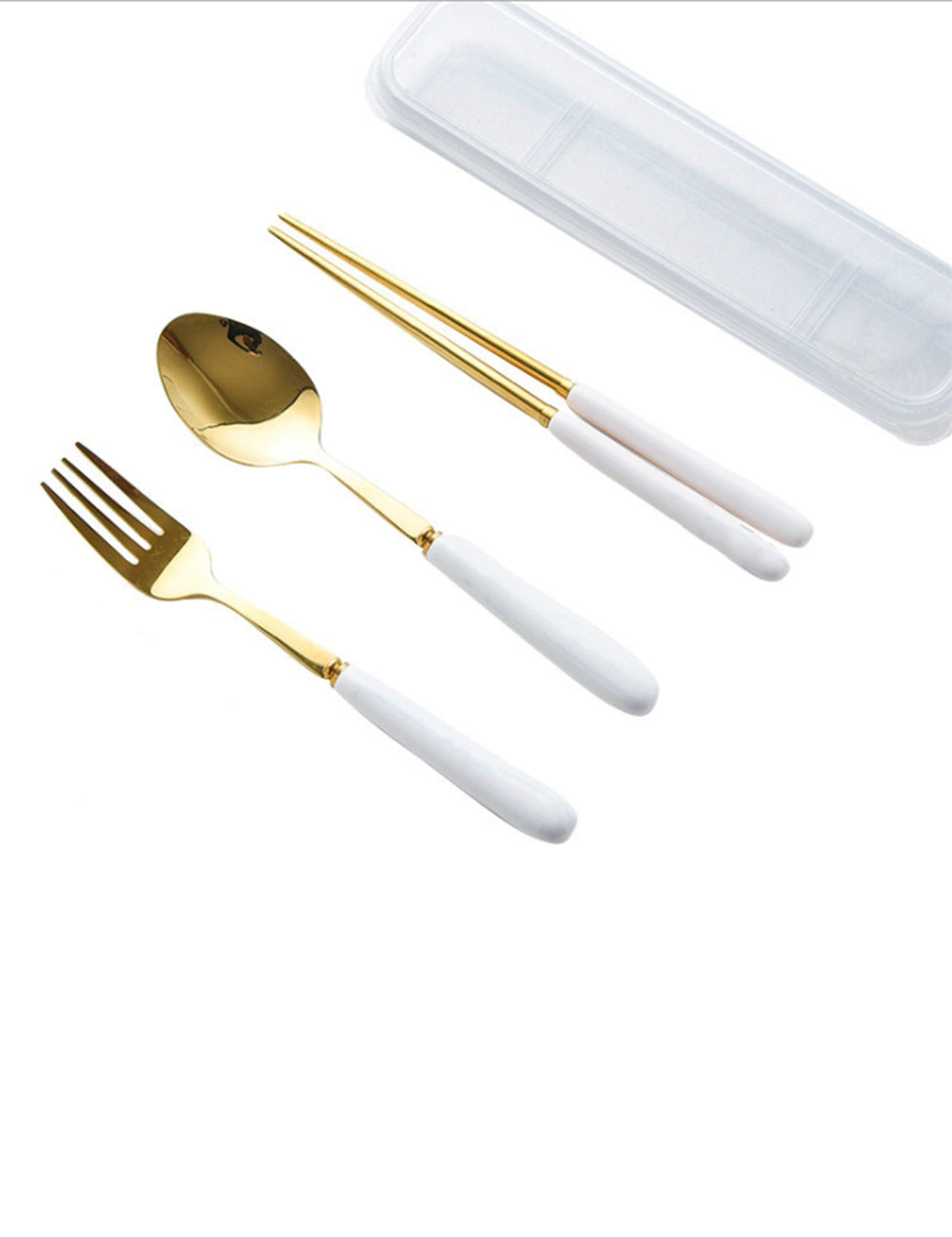 Custom Logo Convenient and environmentally friendly tableware three-piece set | Premium Corporate Gifts and Custom Gifts